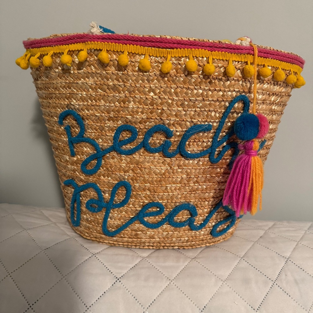 Woven Bliss Beach Bag